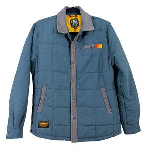 Yo Colorado Quilted Snap Front Shacket Shirt Jacket Size Medium Pre-Loved